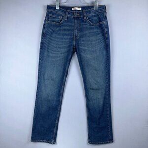 Levi Signature Jeans Straight Leg Mens Size 34X29 Mid Rise Medium Wash Blue